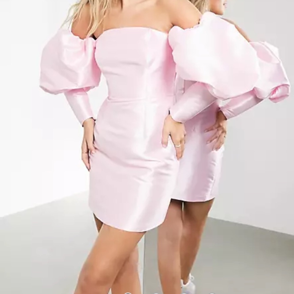 Puffy Sleeve Dress
